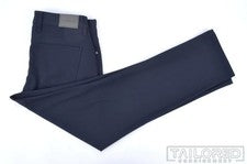 NUEVO - J.HILBURN Pantalones Pantalones Estilo Chino Para Hombre Poliéster Azul Sólido - 32