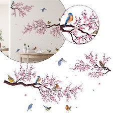 Pegatinas de pared elegantes y prácticas flores ramas árboles para cualquier espacio