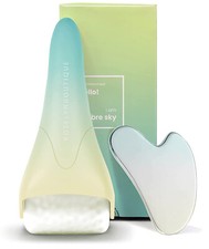 NUEVO Rodillo de hielo y herramienta facial Gua Sha para reducir la hinchazón de arrugas envejecimiento cuidado de la pi
