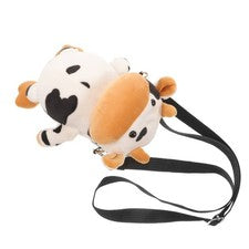Bolso Bandolera Vaca Novedad Lindo Hombro Peluche Estampado