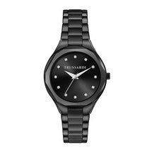 Trussardi Brink – Reloj Mujer Acero Negro Diamond (R2453157501)