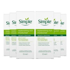 Paquete de 6 cremas hidratantes ricas reponedoras 125 ml - hidratantes, nutritivas, cuidado de la piel