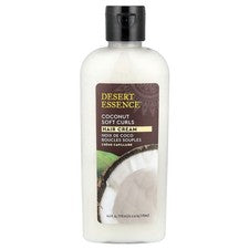 Crema para el cabello Desert Essence coco rizos suaves 6 4 fl oz 190 ml sin gluten,