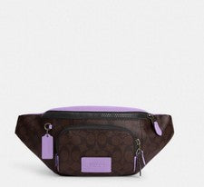 Bolso Cinturón Coach Track Nuevo con Etiquetas en Cuero de Lona Signature No CL413