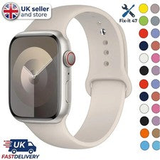 Correa de silicona para Apple Watch serie de nailon 11 10 9 8 7 6 5 4 3 40 38-49 mm