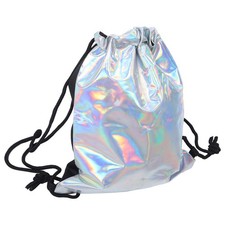 Mochila con cordón brillante personalidad 1 pieza para mujer bolso con cordón moda