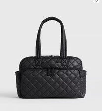 NUEVO CON ETIQUETAS BOLSO DE LONA DE VIAJE ACOLCHADO QUINCE TRANSIT NEGRO EQUIPAJE DE MANO PRECIO DE VENTA SUGERIDO POR 