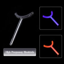Tubo de vidrio electrodo de alta frecuencia "Y" para antienvejecimiento arrugas cuidado facial SPA