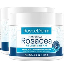 Crema facial de lujo para rosácea paquete de 2 - crema hidratante con ácido azelaico y niacinamida