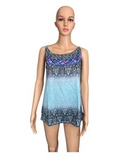 Camisola sin mangas con estampado boho informal de verano
