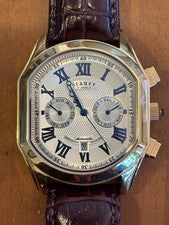 Stauer Reloj Pulsera Automático 27 Joyas Día Fecha Mes Analógico con Caja r#