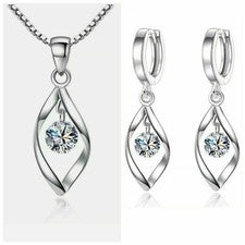 Collar Mujer Plata 925 Joyería Pendientes Criollos Regalo para Mujer