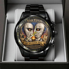 Reloj Pink Floyd 60 Aniversario Acero Inoxidable Negro - 19755