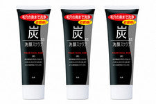 Exfoliante limpiador facial mandom carbón 100 g × 3 limpiador facial cuidado facial Japón