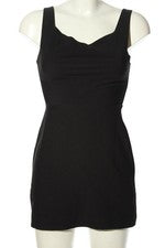 Minivestido de mujer negro talla 34 de ASOS línea H lazo elegante fiesta