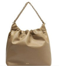 AREZZO Elizabeth Bolso Cubo Mujer Cuero Liso - Misty Taupe/Tan
