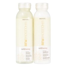 One 'n only Wholesome Plus Cuidado del Cabello Nutritivo de Avena y Miel, Botellas de 12 Onzas