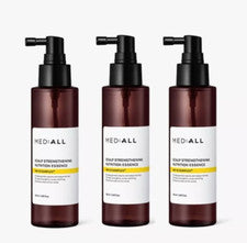 MED:ALL Fortalecimiento del Cuero Cabelludo Nutrición Essense Tónico Anti Pérdida de Cabello 120 ml x3EA
