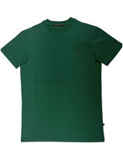 Camiseta para hombre Billionaire cuello redondo logotipo bb 100 % algodón VERDE tallas: S-3XL