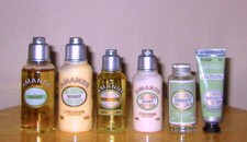 Productos para el cuidado del cabello, el cuerpo y las manos L'Occitane-Surtidos almendras-6 bolsa de viaje y GRATIS