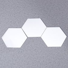 24 PIEZAS Pegatinas de Pared Espejo Decorativas Prácticas Calcomanía para Decoración del Hogar