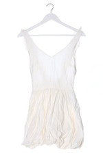 Minivestido sin marca blanco elegante Lyocell talla 36