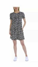 Vestido de algodón Pima para dama Ellen Tracy con bolsillos laterales, pequeño, 1405488 (1057)