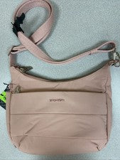 Bandolera mediana TRAVELON ROAM antirrobo rosa 43677 nueva con etiquetas