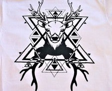 Camiseta Al Style Activewear PROTECTION DEERV Unisex Talla L Mangas Cortas Gráfico