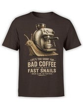 Camiseta Slow Brew Snail Coffee | Unisex