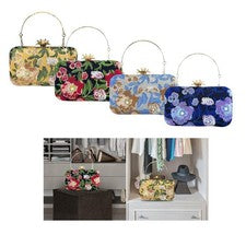 Bolso de noche bordado de moda cartera mujer clutch para cóctel