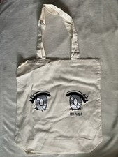 Bolso de Mano Heihei Reutilizable Eco Anime Manga Ojos Japón Moda Harajuku Kei