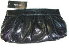 W385 Style & Co. 'Miranda' Mujer Negro Patrón Mini Bolso de Mano de Noche Cartera