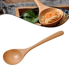 Utensilios de cocina con mango largo de madera natural para una cocina saludable