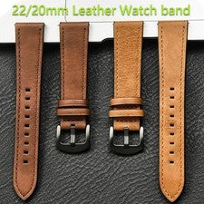 Correa de cuero 20 mm 22 mm Samsung Galaxy Watch 4 5 6 40 mm 44 mm correa Reino Unido