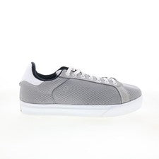 Hitchcock 931 Hombres Gris Extra Ancho 3E Lona Estilo de Vida Tenis Zapatos