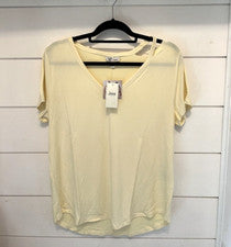 Jenni Nuevo con Etiquetas Top Para Mujer Amarillo Pastel Talla: L Orig $34.50