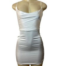 Vestido ajustado blanco Fashion Nova para mujer talla XS - NUEVO CON ETIQUETAS