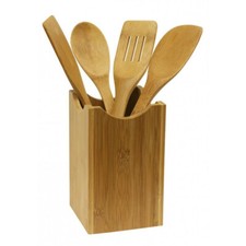 Juego de utensilios de cocina básicos para el hogar Kit de herramientas de cocina de bambú Herramientas para el hogar 5 