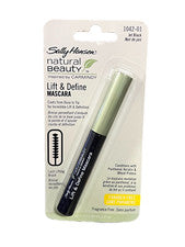 Rímel Sally Hansen Natural Beauty Lift & Define, 1042-01 negro azabache - Nuevo de Lote Antiguo