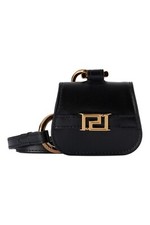 Estuche Versace Greca Goddess Airpods Pro Cuero Negro Nuevo con Etiquetas $595