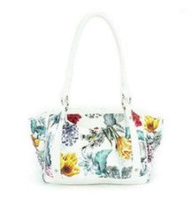 Bolso de hombro Galant blanco floral accesorios calidad St John's Bay para mujer