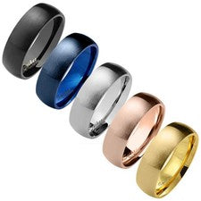 Anillo de pareja para hombre y mujer anillo de joyería acero inoxidable anillo de dedo anillo de compromiso elegante