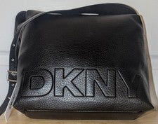 Bolso hobo para mujer DKNY Zia - negro