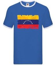 Bandera Venezuela Estilo Grunge - Timbre Hombre - Venezolano Love Live Country