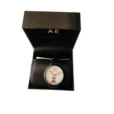 Reloj Disney X American Eagle Mickey Cuero Negro Nuevo