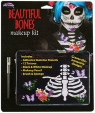 Hermoso Kit de Maquillaje de Huesos Vestido de Lujo Kit de Maquillaje para Hombres