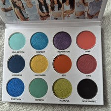 Paleta de sombras de ojos Now United x My Beauty Brand Colors Speak - 12 tonos - Nueva en caja