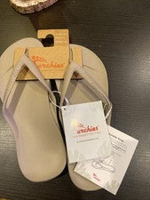 Chanclas para mujer talla 7 Archies, soporte para arco ARCHFLIP-TAUPE topo SINTÉTICAS