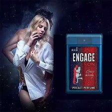 Perfume de bolsillo Engage On clásico amaderado (17 ml) para hombres para atraer a chicas calientes